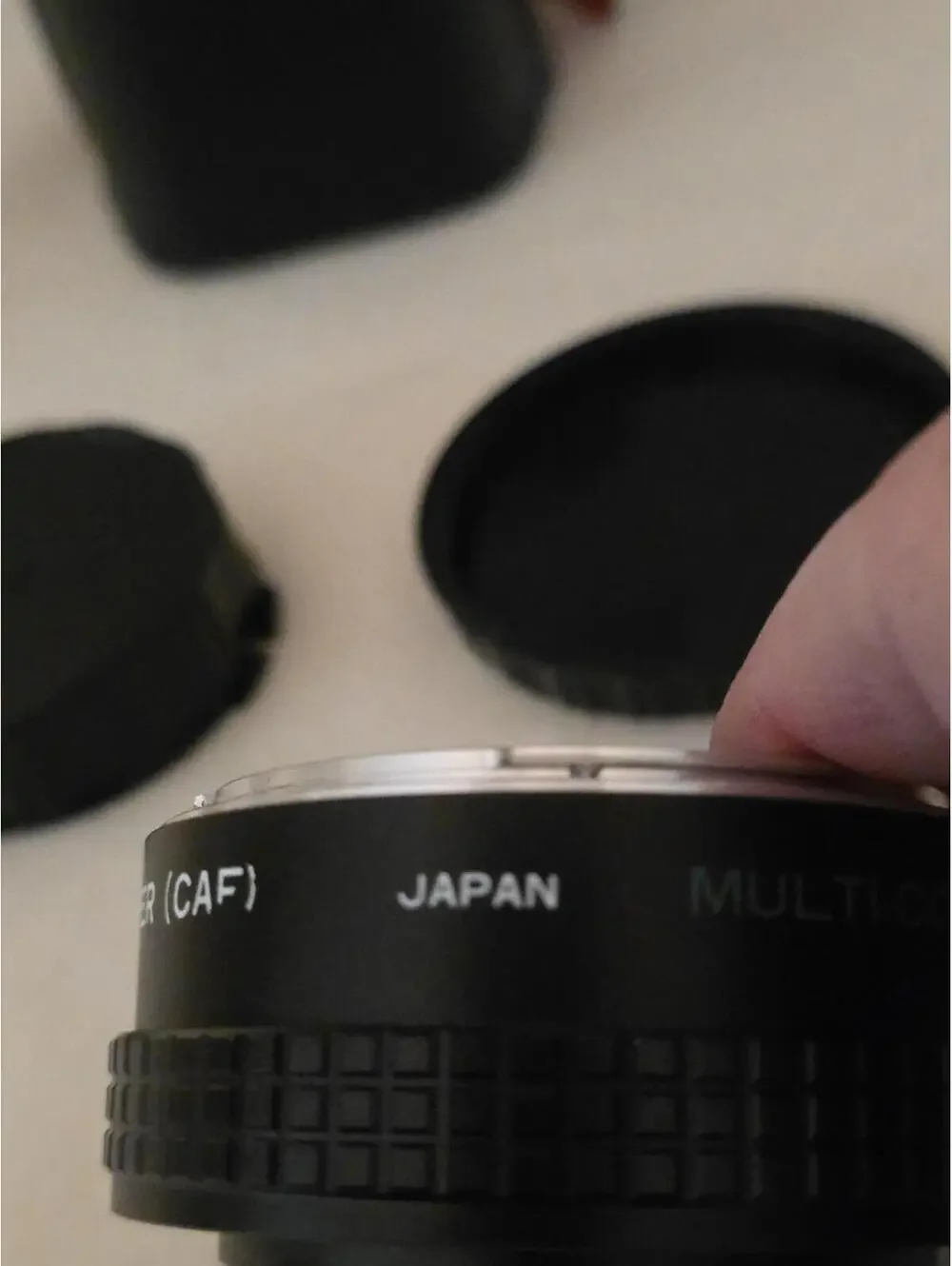Sakar Auto 2X Teleconverter CAF Japan Multi-Coated w/ Case & Caps
